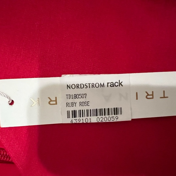 Trina Turk Midi Dress in Ruby Rose Color Event Elegant - Picture 10 of 15